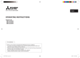 Mitsubishi MSC-GA35VB Operating instructions