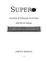 Supermicro SuperStorage Server 2027R-E1R24L User manual