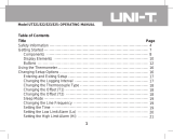 UNI-T UT321 Specification
