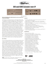 Gefen EXT-DVIKVM-LAN Specification