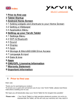 Yarvik Xenta 10” TAB10-201 User manual