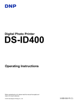 DNP Photo Imaging DS-ID400 + Canon PowerShot G12 Operating instructions