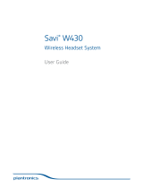 Plantronics Savi W430 User guide