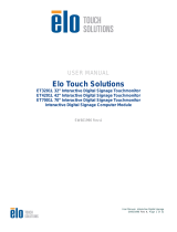 Elo TouchSystems ET3201L User manual