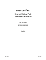 APC Smart-UPS RC 96V Battery Pack User manual