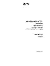 American Power Conversion SURT1000XLI-BNDL User manual