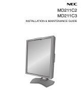 NEC MD211C3 Specification