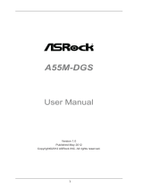 ASROCK A55M-DGS User manual