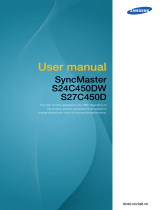 Samsung S24C450DW User manual