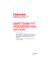 Toshiba C850-ST3NX2 User manual