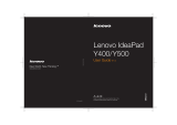 Lenovo Y500 Owner's manual