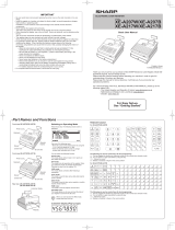 Sharp XE-A217W User manual