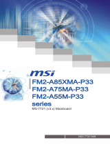 MSI FM2-A75MA-P33 User manual