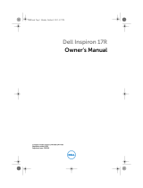 Dell Inspiron 17R Owner's manual