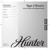 Hunter Fan 99103 User manual