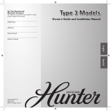 Hunter Fan 55035 User manual