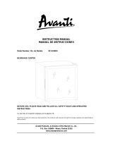 Avanti BCA184BG User manual