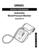 Omron BP710 User manual