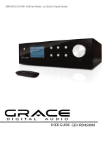 Grace Digital Audio IRD4500M Bravado X User manual