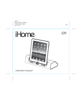 iHome iD9 User manual