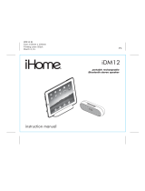 iHome IDM12 User manual