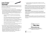 Vernier Laser Pointer User manual