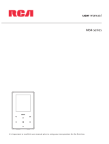 RCA M63 Series User manual