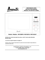 Avanti MO7192TB User manual