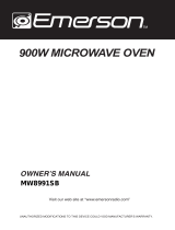 Emerson MW1161SB Owner's manual