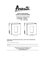 Avanti SBCA017G User manual