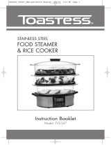 Toastess Silhouette 3 Tier Food Steamer User manual