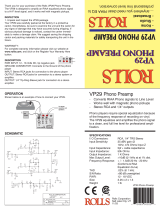 Rolls VP 29 User manual