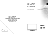 Sharp LC-24LE240E User manual