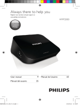 Philips HMP2000/55 User manual