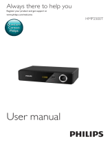 Philips HMP2500T/12 User manual