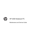 HP 2000-400 Notebook PC series User manual