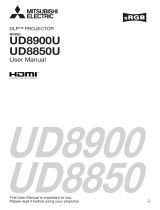 Mitsubishi DLP UD8850U User manual