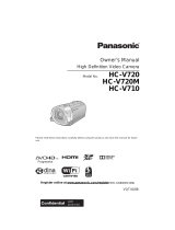 Panasonic HC-V710 User manual