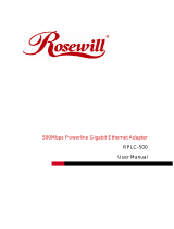 Rosewill RPLC-500 User manual