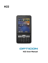 Opticon H22-2D User manual