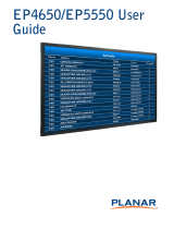 Planar Systems EP4650 User manual