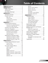 Optoma HD30B User manual