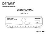 Denver DVBT-43 User manual