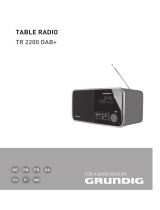 Grundig TR 2200 DAB Plus Owner's manual