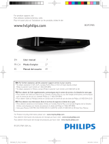 Philips Blu-ray Disc/ DVD player BDP2985 User manual