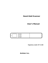 Avision MiWand 2 User manual