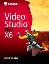 Corel VideoStudio Pro X6 Operating instructions