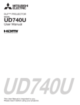 Mitsubishi UD740U User manual