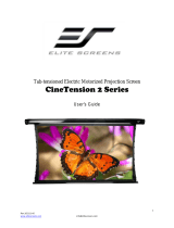 Elite Screens TE125C-E20 User manual