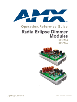 AMX RE-DM4 User manual